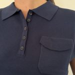 Gilet Colletto Blu